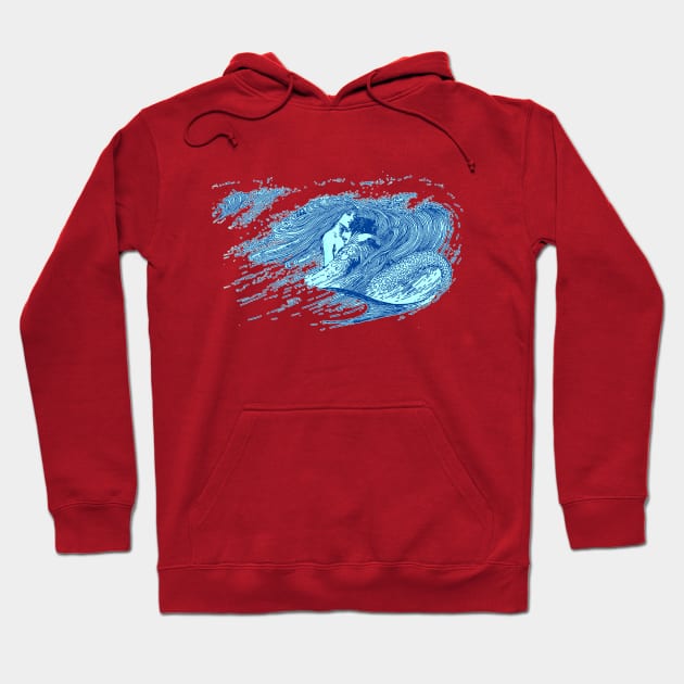 Blue Mermaid Hoodie by Scarebaby